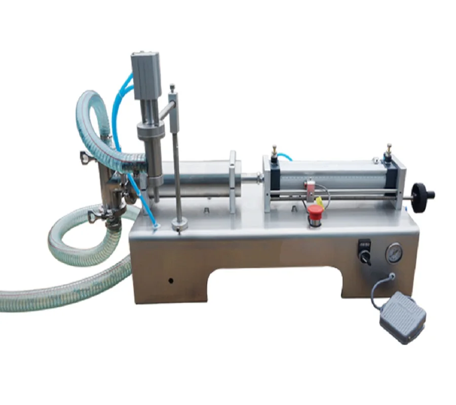 

10-100ml liquid piston filling machine semi automatic pneumatic filler for water/shampoo/juice/beverage