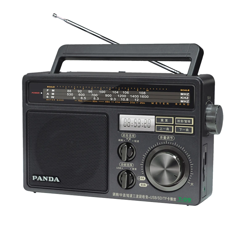 Panda T 09 U disk / TF card player FM/средняя волна/короткая волна трехдиапазонное