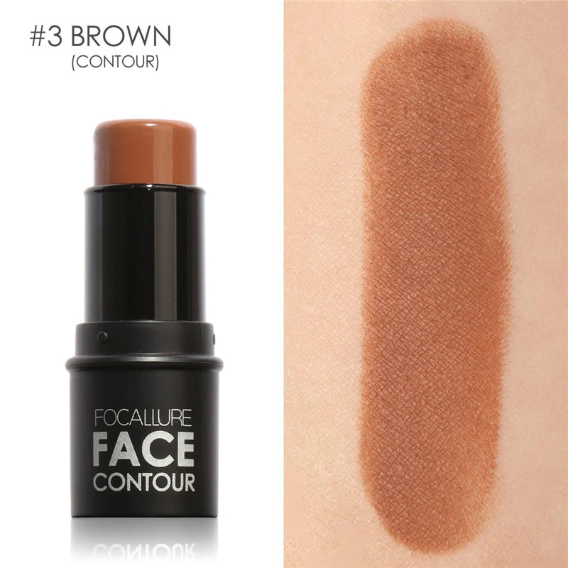 Focallure Shimmer Concealer Highlight &amp Contour Stick Makeup Face Powder Cream | Красота и здоровье