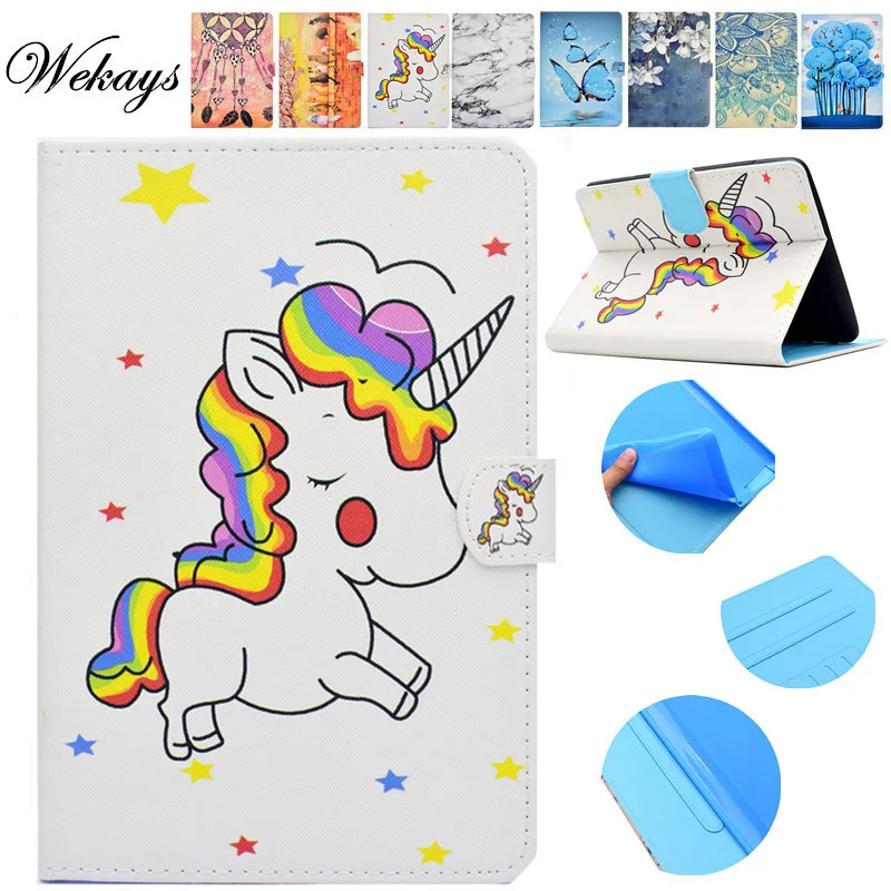 

Wekays For Amazon Paperwhite 1/2/3 Cartoon Unicorn Leather Case For Amazon Kindle Paperwhite 1 2 3 6.0 inch Tablet Cover Cases