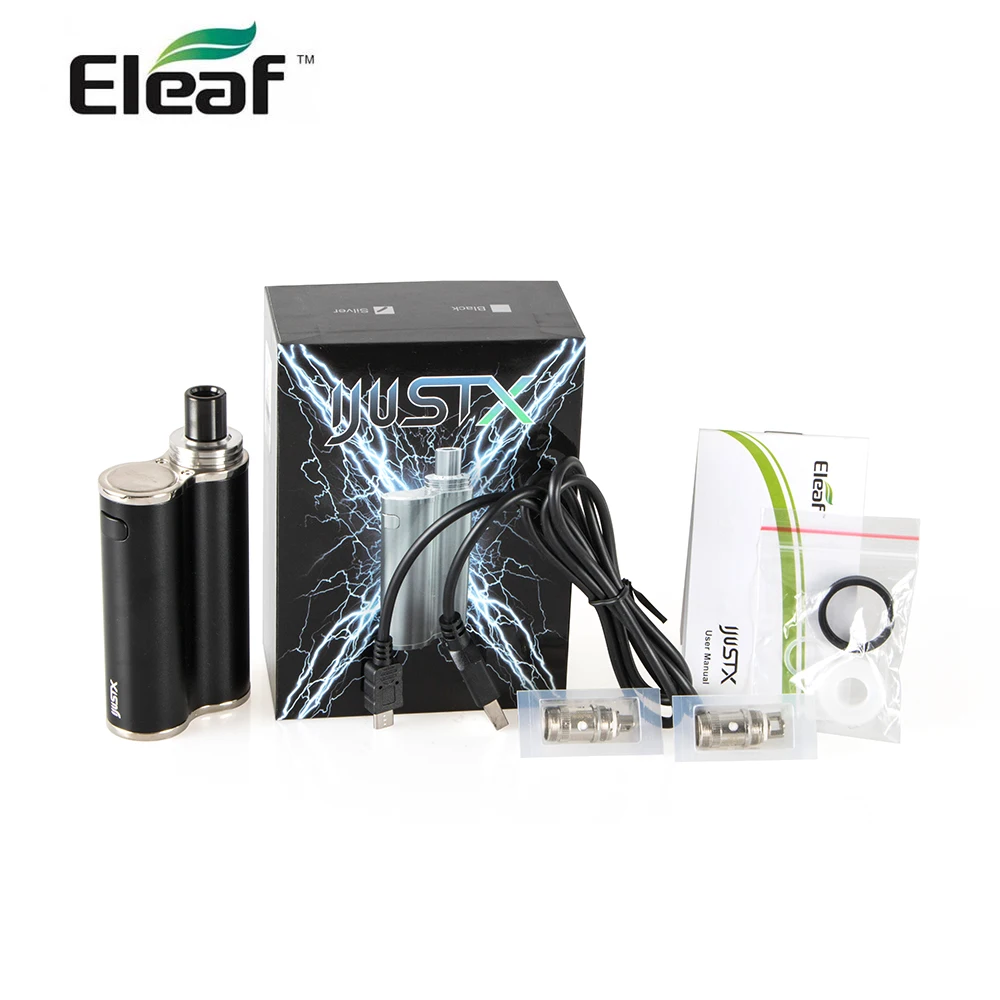 Русский склад оригинальный Eleaf iJust X стартовый комплект 50 Вт Vape мод с 7 мл Танк 3000