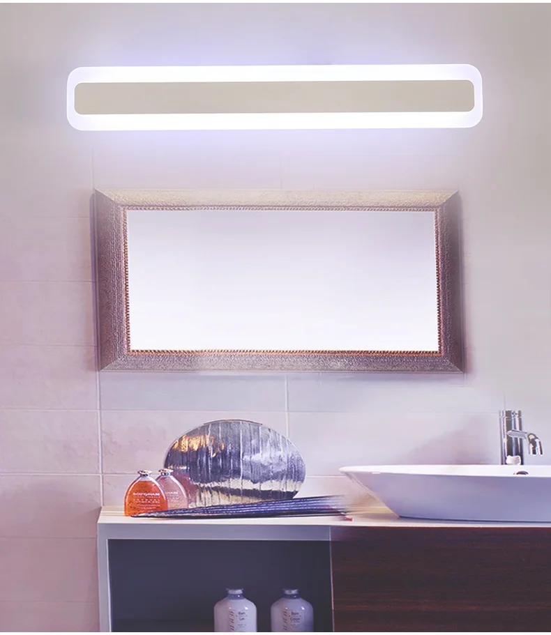 

L40/60/80/100/L120CM mirror lights Modern makeup dressing room bathroom led mirror light fixture home lighting wall lamp 90-240V