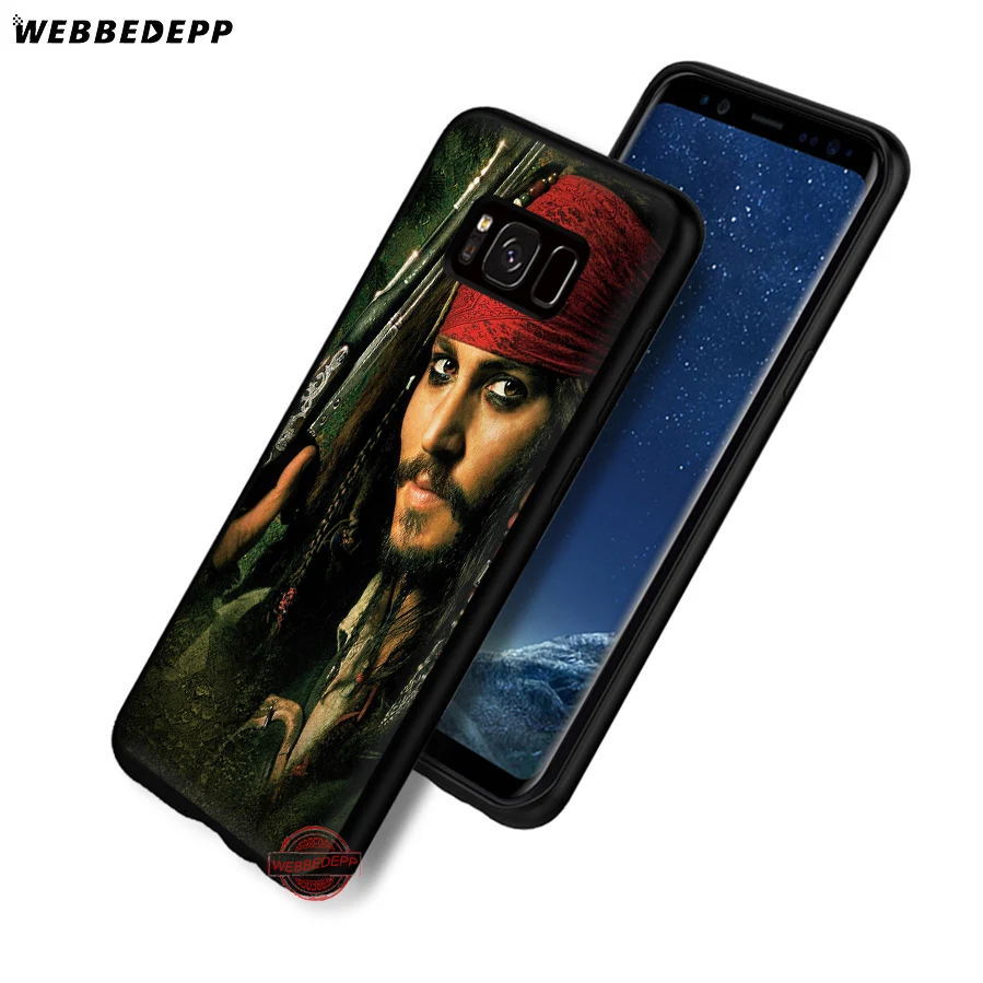 WEBBEDEPP мягкий чехол с капитаном Карибского моря Джеком Спарроу для Samsung A6 A7 A8 A9 J6 2018