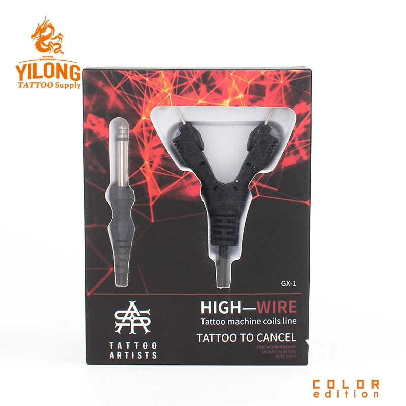 

YILONG высококачественный 98 дюймовый силиконовый мягкий шнур для тату-машинок