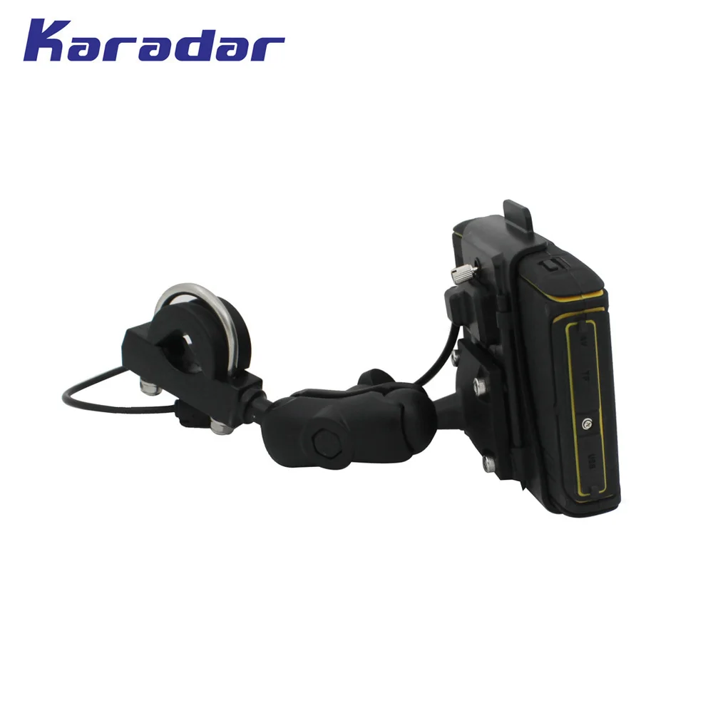 KARADAR лучший Водонепроницаемый IPX7 мотоцикл GPS Android6.0 с WI FI Bluetooth FM радио AV IN IPS 854*480