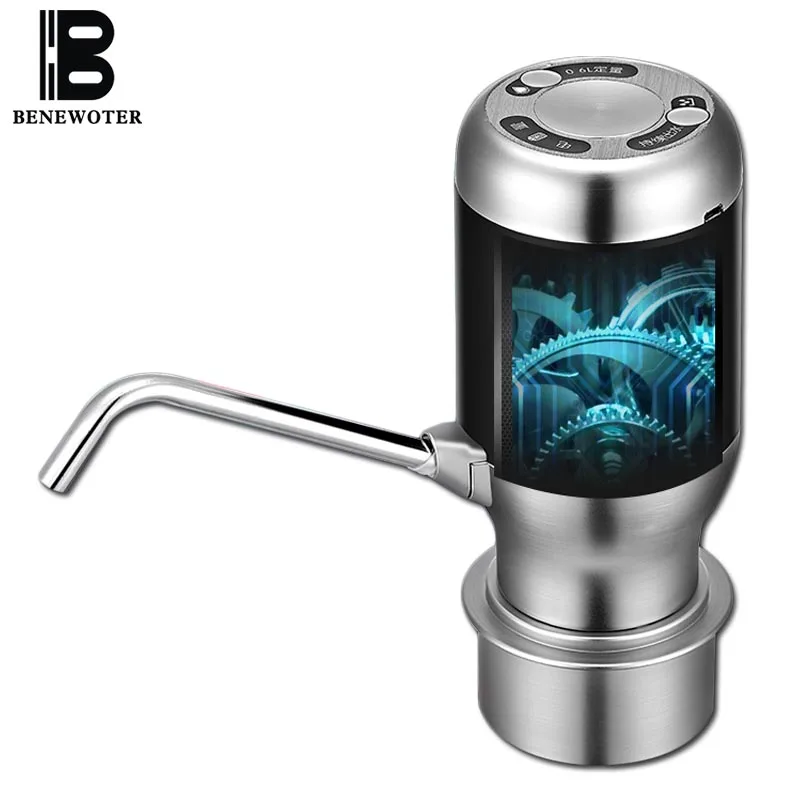 Портативный беспроводной Перезаряжаемый Электрический насос для питьевой воды