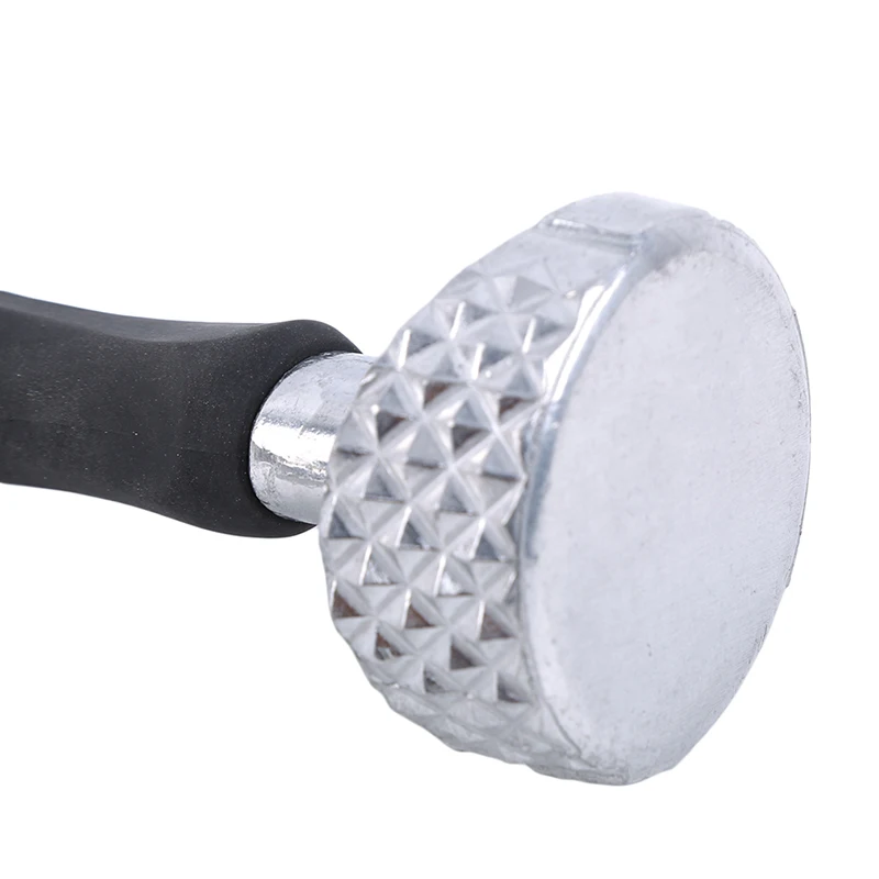 

Stainless Steel Double-sided Meat Tenderizer Kitchen Gadget Rubber Handle Broken Meat Hammer