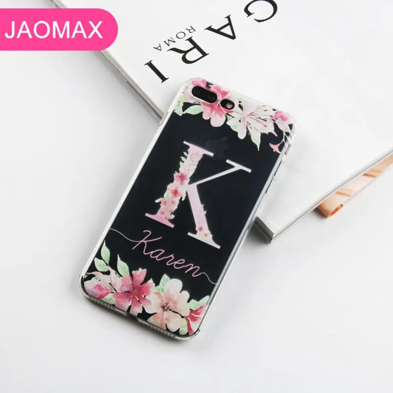 Jaomax чехлы на заказ с именем цветов для iPhone 11 XR XS MAX 7 5 6s 8 Plus силиконовый чехол