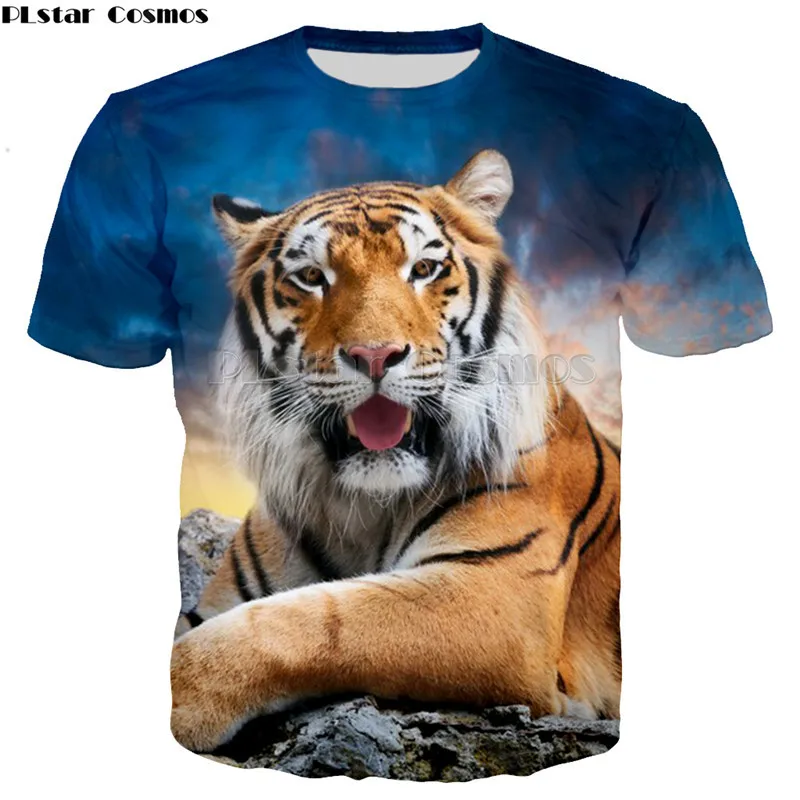 Мужская/Женская футболка из полиэстера PLstar Повседневная большого размера плюс с