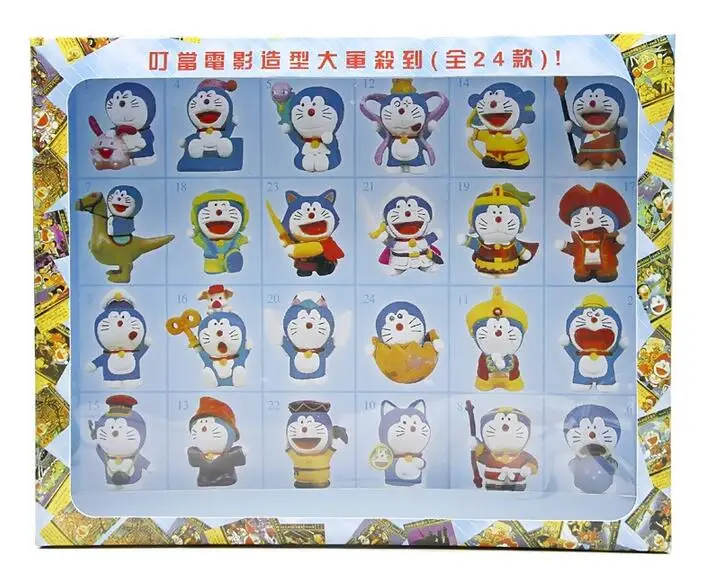 3-4.5 см с рисунком Аниме Симпатичные Doraemon Мини Смолы Рисунок Модель игрушки куклы 6