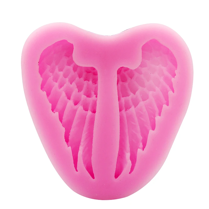 

Beautiful Angel Wings Shape Silicone 3D Mold Cookware Dining Bar Non-Stick Cake Decorating Fondant Soap Mold