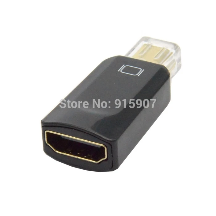10 шт./пакет CY thundepolt Mini DisplayPort DP штекер HDMI Женский аудио-видео адаптер для ноутбука черный цвет