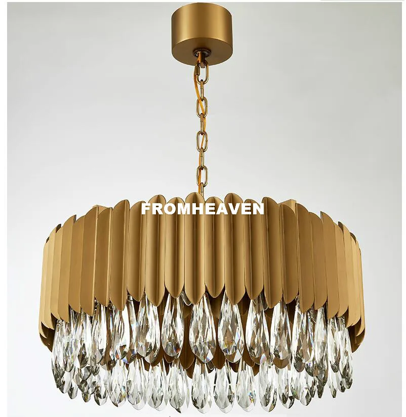 Подвесная лампа с скандинавским кристаллом светодиодный подвесной светильник