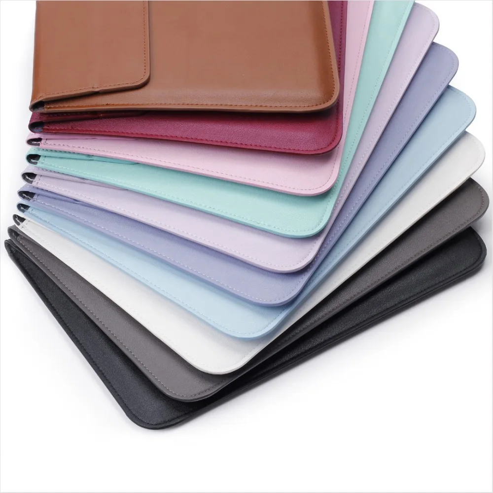 Simple Mail sack Leather Bag Cover For Apple macbook Pro Retina Air 11 13 15 laptop Case Mac A1932 A1466 | Компьютеры и офис