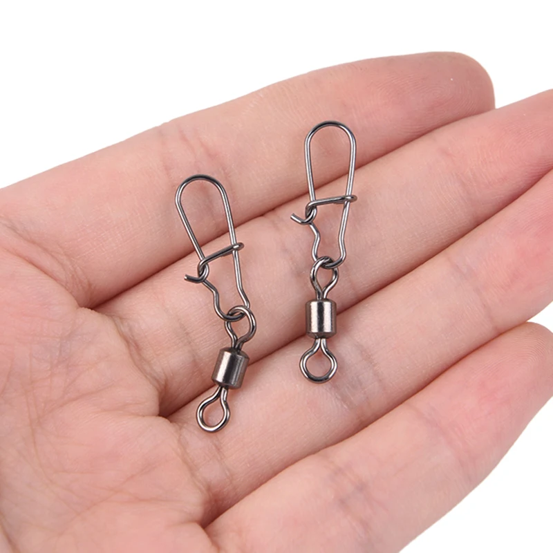 30 шт. вертлюги для рыболовных снастей из нержавеющей стали|Рыболовные крючки| |