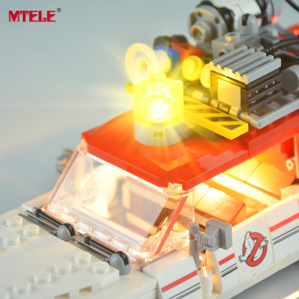 MTELE светильник Kit для Ghost Busters Ecto 1 & 2 модели строительных блоков совместимые с