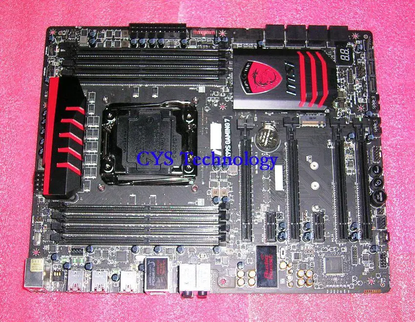 Бесплатная доставка по оригинальной MSI X99S GAMING 7 Материнская Плата 2011 V3 чипсет X99 DDR4