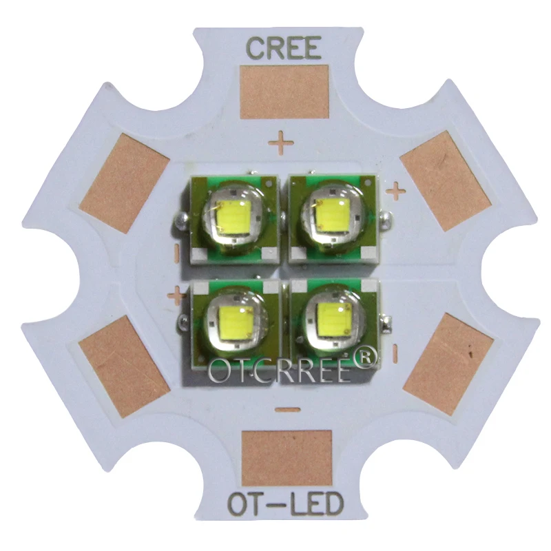 10W CREE XPE Red Green Blue Yellow Mixed Custom Color 3V6V12V Array with 20mm Copper PCB For Plant Grow DIY | Лампы и освещение