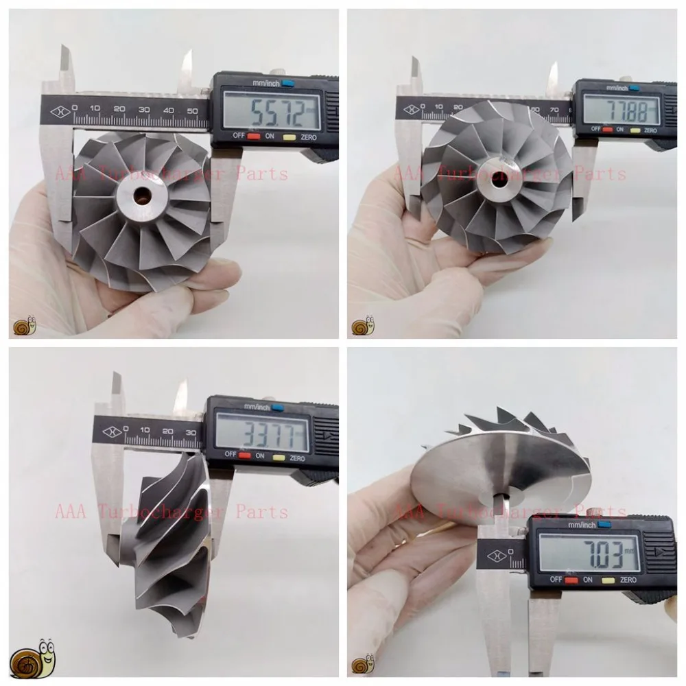 TD07 Турбокомпрессор компрессор Wheel55.7x77.9mm Поставщик AAA частей турбокомпрессора