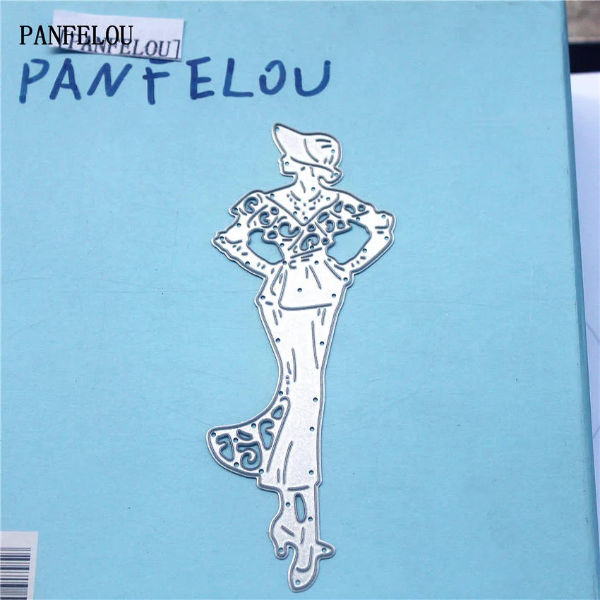 Металлическая юбка PANFELOU женские бумажные штампованные штампы для скрапбукинга