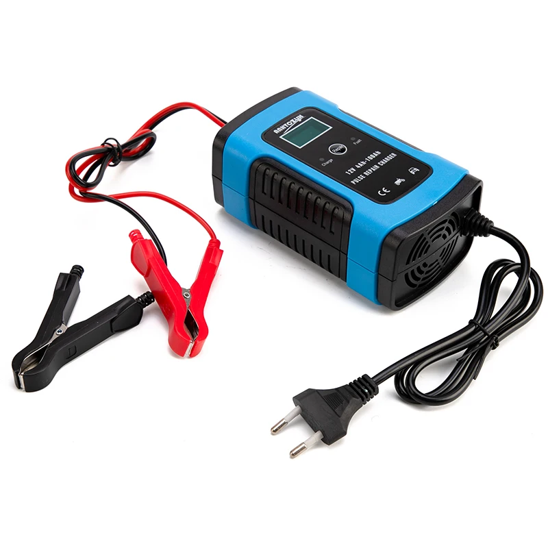 12V 6A для автомобилей и мотоциклов, Батарея Зарядное устройство все интеллигентая(ый) ремонт свинцово-кислотной аккумуляторной Зарядное устройство Универсальный Зарядное устройство полностью автоматический Зарядное устройство