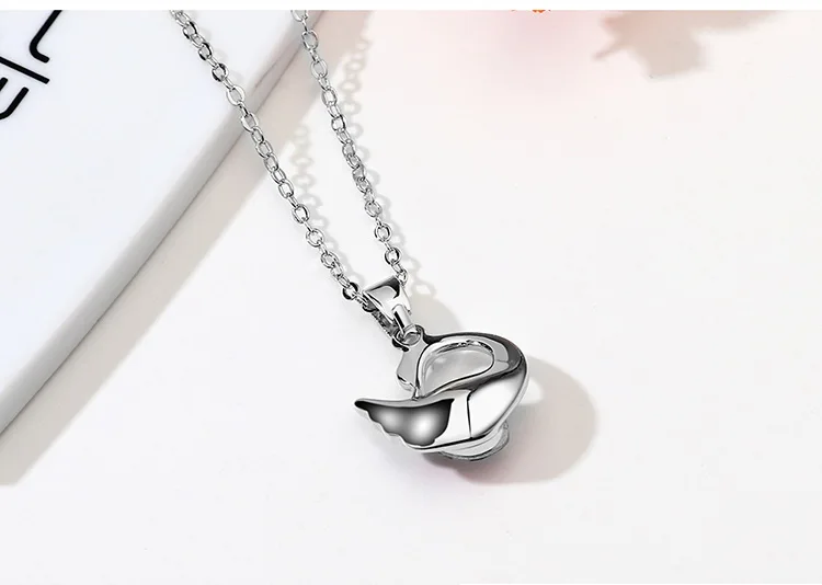 BeBella модное ожерелье Лебедь серьги комплект ювелирных изделий из кристаллов от