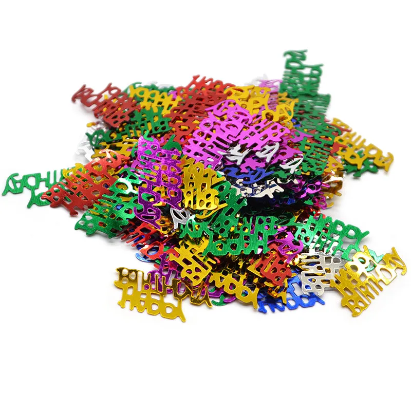 Декоративная посыпка для свадебного стола 15 г/упаковка письма с поздравлениями