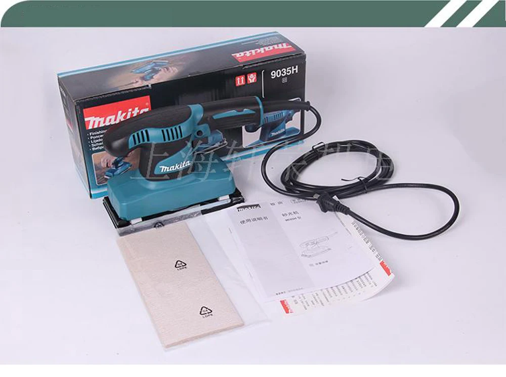 Makita планшетный шлифовальный станок полировщик Деревообработка бой матовая бумага полировщик 9035H 180W 11000 OPM