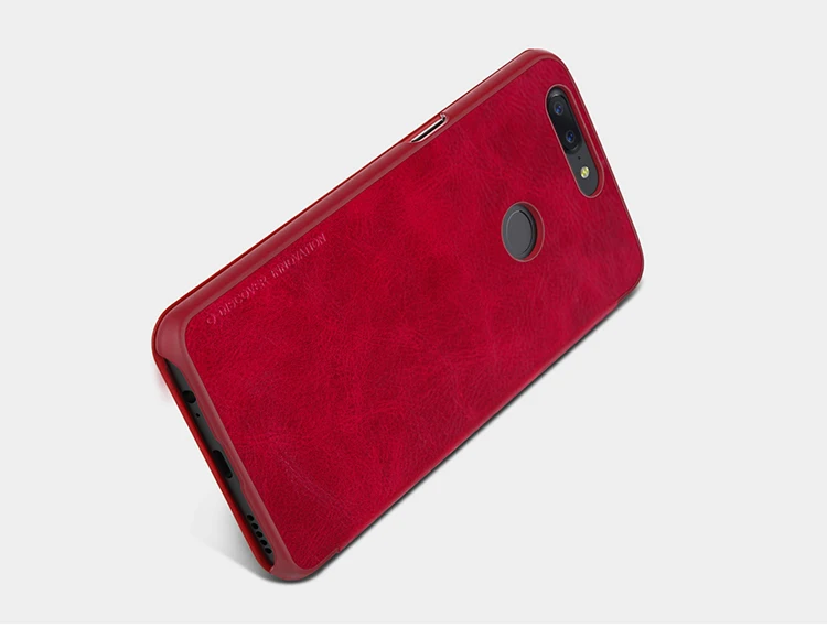 Oneplus 5t кошелек чехол NILLKIN QIN из натуральной кожи флип чехол для One plus 5t A5010 Винтажный чехол для телефона s