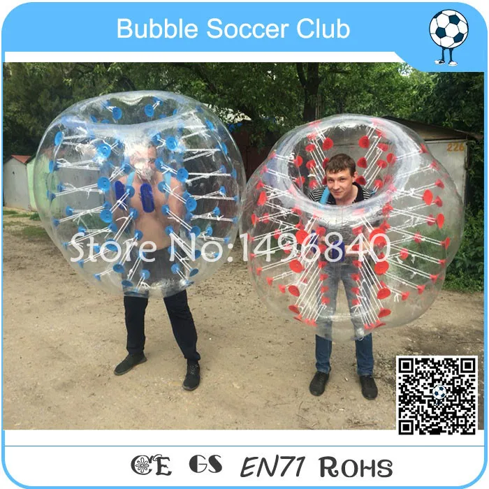 Бесплатная доставка ТПУ пузырьковый футбольный мяч гигантский человеческий