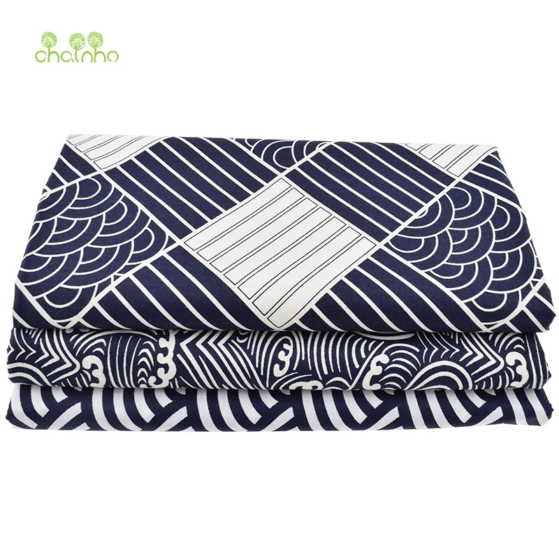 Новый напечатанный саржевый хлопок ткань для DIY Лоскутная стеганая швейная