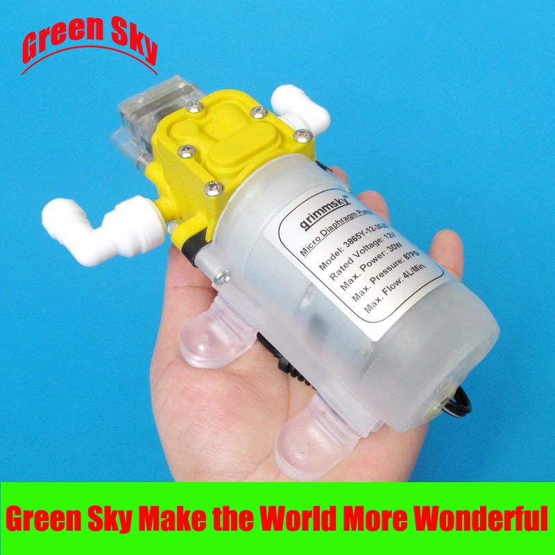 

4L/Min 12V DC 30W water purifier pressurizer diaphragm pump pressure switch