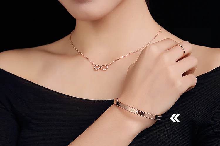 Модные брендовые ювелирные изделия YUN RUO розовое золото инкрустация парный