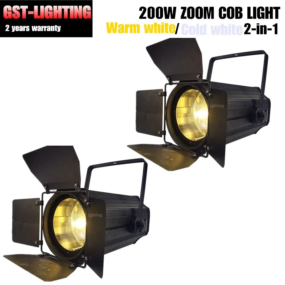 2 шт./лот COB 200Wzoom Led префокус профиль сценический свет led par cw/ww|Эффект освещения