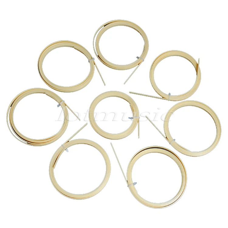 

Wholesaler 8pcs ABS Cream Guitar Binding Inlay 1650 x 10 x 2mm Guitar Parts