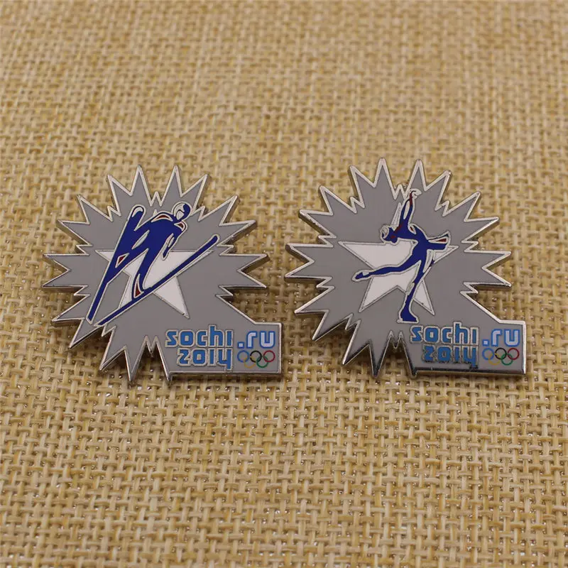 High Polished Hard Enamel Metal Sochi Lapel Pin for Sale | Дом и сад