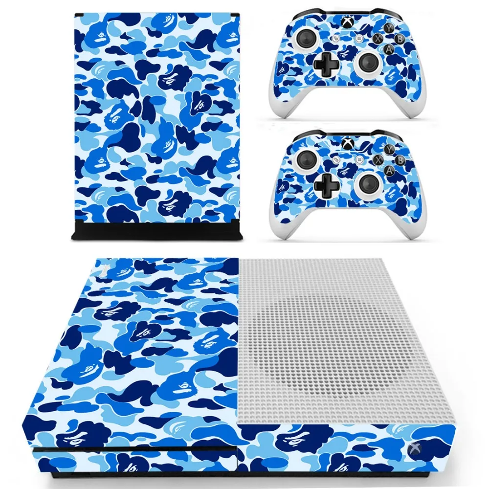 Хромированная Золотая наклейка на кожу для Xbox One S консоль и контроллеры для Xbox One тонкая кожа стикер s винил
