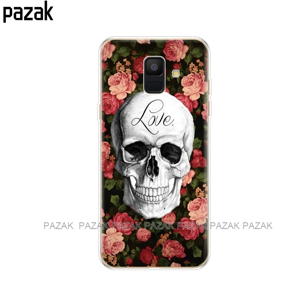 34358 Силиконовый чехол для телефона samsung Galaxy A6 Dual SIM SM A600 A600F, мягкая задняя крышка из ТПУ для samsung A6 Plus A605 A605F pop - Цвет: 34358