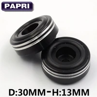 papri 4pcs power amplifier pad 30x13mm solid aluminum alloy isolation feet for speaker dac cd player turntable cabinet computer