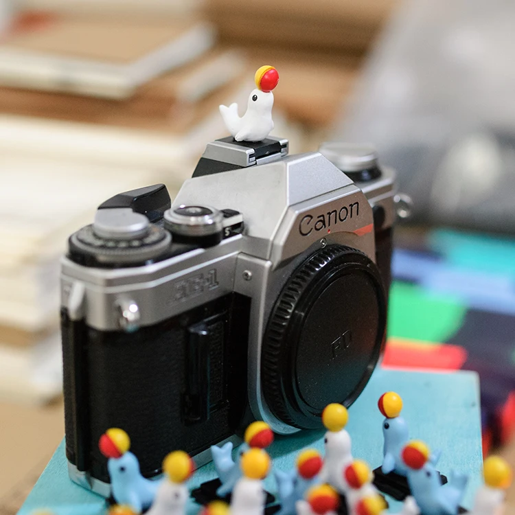 Новый 3D мультяшный фонарик для камеры Горячий башмак Крышка Canon Nikon Fujifilm Samsung Panasonic