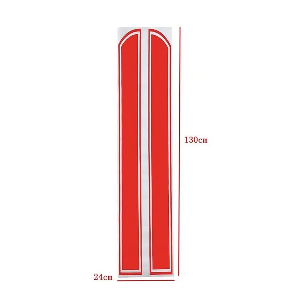 

1 Pair PVC Car Exterior Stickers Car Truck Engine Hood Stripes 130cm*24cm Decoration Vinyl Decal Sticker 270*120mm