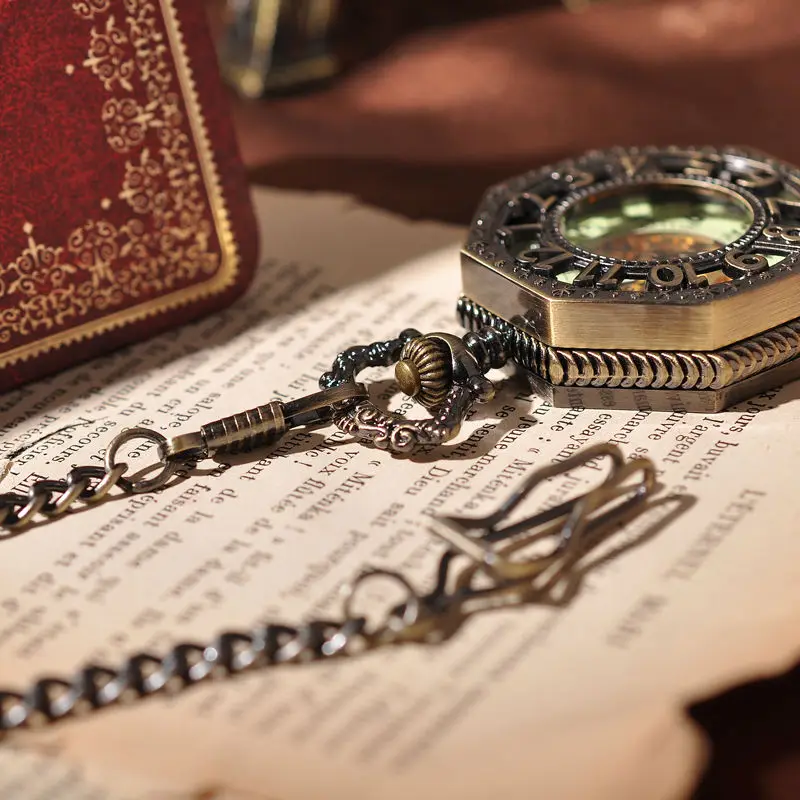 Новый известный бренд античная арабские цифры карманные часы нерегулярные