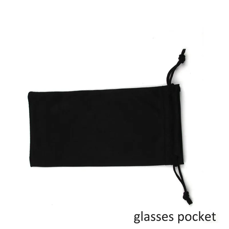 glasses pocket 1 шт., черный Чехол для очков s, чехол для солнцезащитных очков для женщин, коробка для очков со шнурком, футляр для очков на молнии, твердый для мужчин, тканевый Чехол для очков - Цвет: glasses pocket