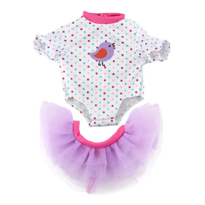 

Clothes for doll fits 43 cm baby baby doll short skirt doll Children's birthday