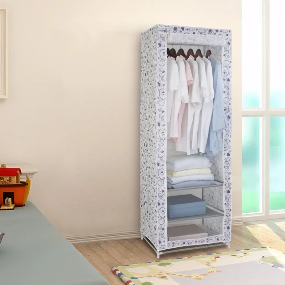 Портативный шкаф Finether из полиэстера и хлопка для одежды органайзер хранения