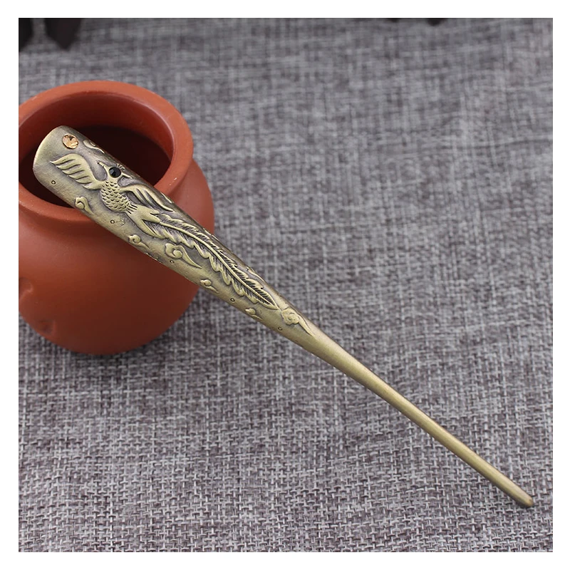 Винтажные перегородчатые палочки для волос WXJCAN классическая резьба по фениксу