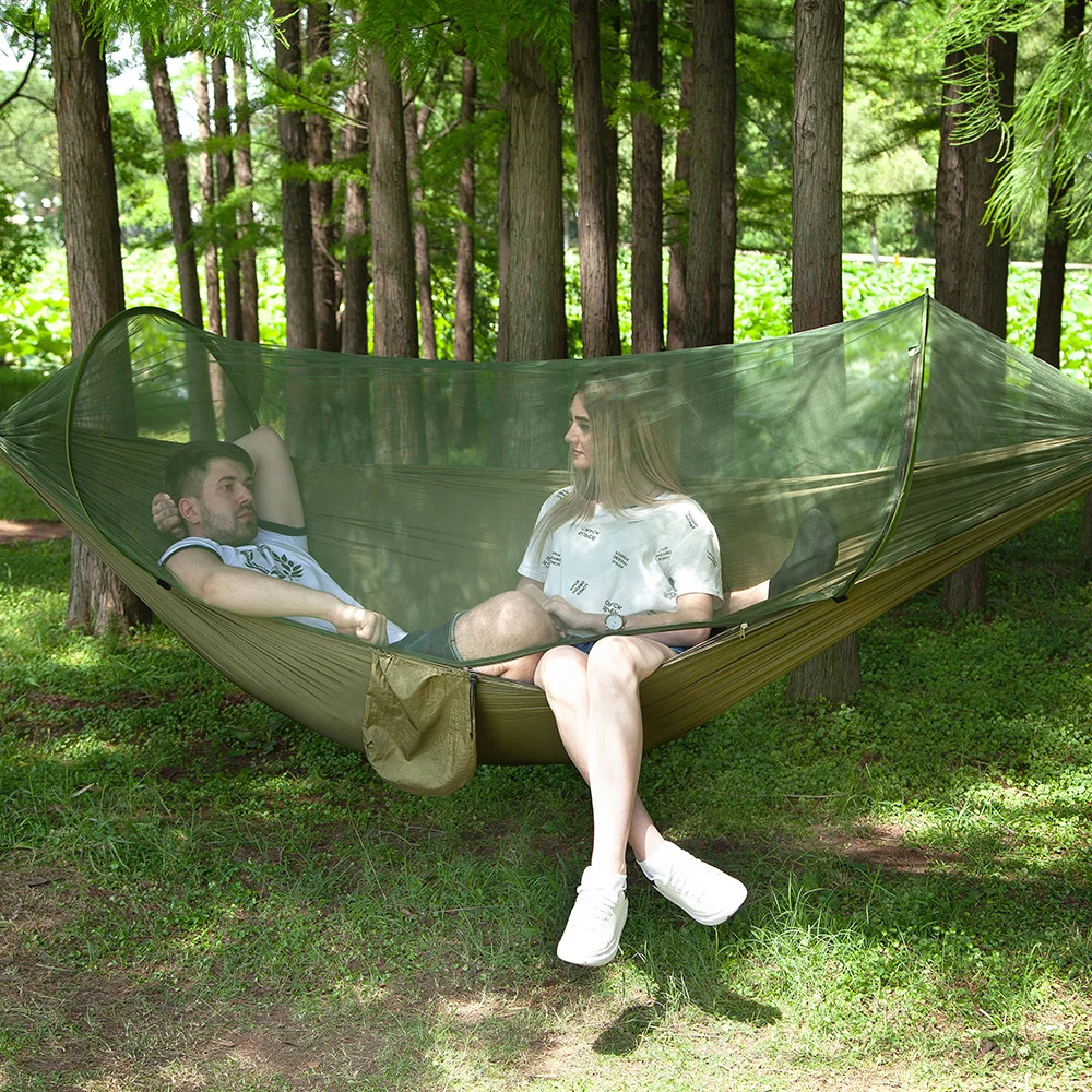 

Outdoor Camping Parachute Hammocks Mosquito Net Hamac Can Be Used Camping Survival Travel Hiking Trekking Sleeping Tent Mats
