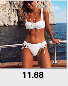 Сексуальный Одноцветный купальник с оборками для женщин Maillot De Bain Femme Купальник Цельный купальник для женщин купальный костюм Монокини