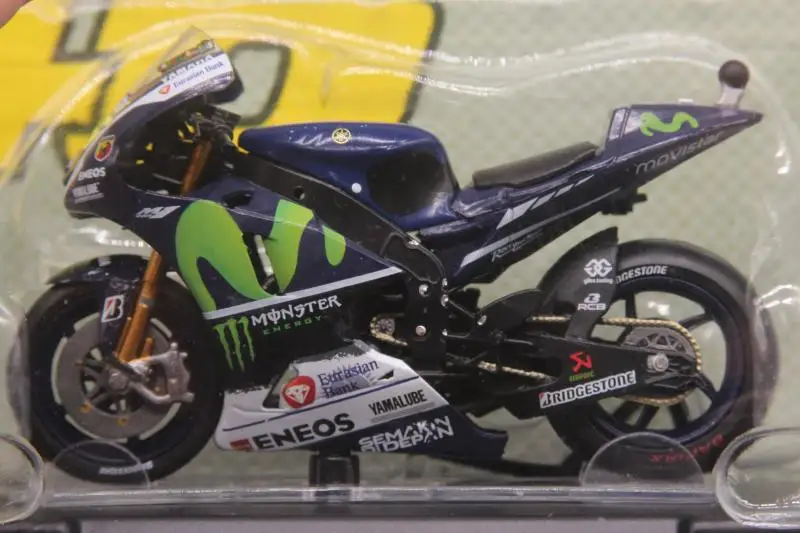 Leo 1:18 Yamaha YZR-M1 мотоцикл сплав модель автомобиля литье под давлением металлические игрушки подарок на день рождения для детей мальчиков