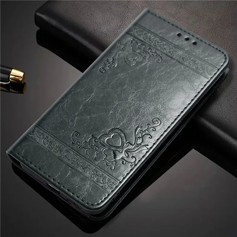 Deep blue Кожаный чехол-книжка с тиснеными цветами для Smasung Galaxy M10 M20 M30 A50, Магнитный чехол-бумажник для samsung J5 J7 J1, чехол для телефона - Цвет: Deep blue